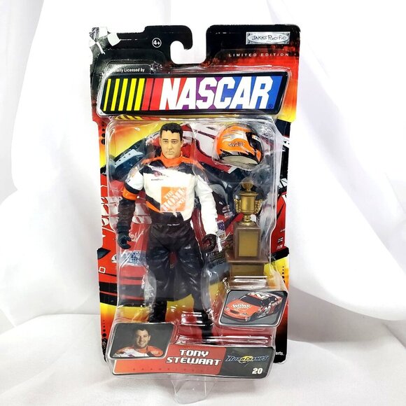 Jakks Pacific Other - Tony Stewart #20 NASCAR 2003 Action Figure By Jakks Pacific Road Champs 6 inch